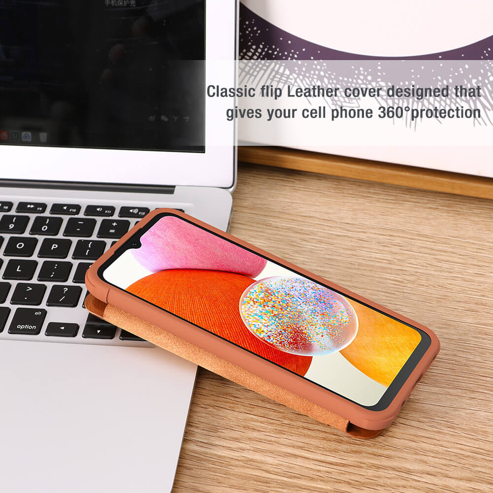 Чехол-книжка NILLKIN для Samsung Galaxy A14 4G (серия QIN Pro)